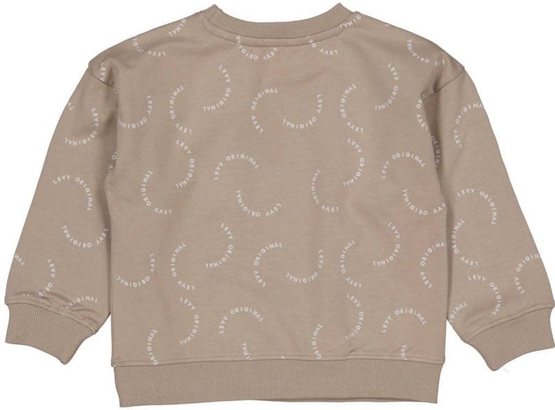 LEVV jongens sweater - Taupe