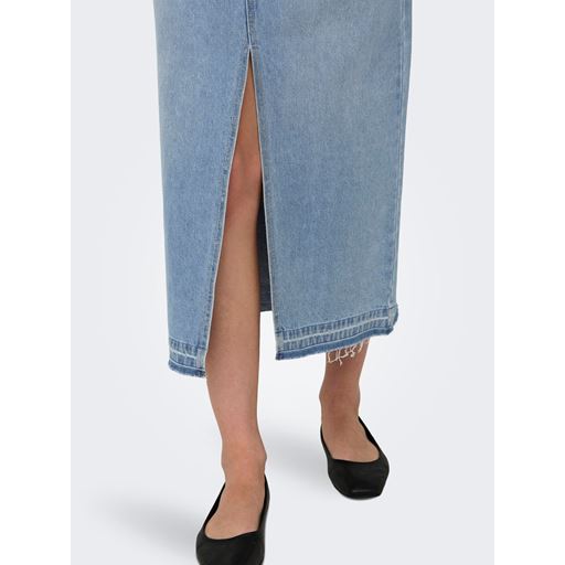 JDY Bella Denimnederdel, Light Blue Denim, M