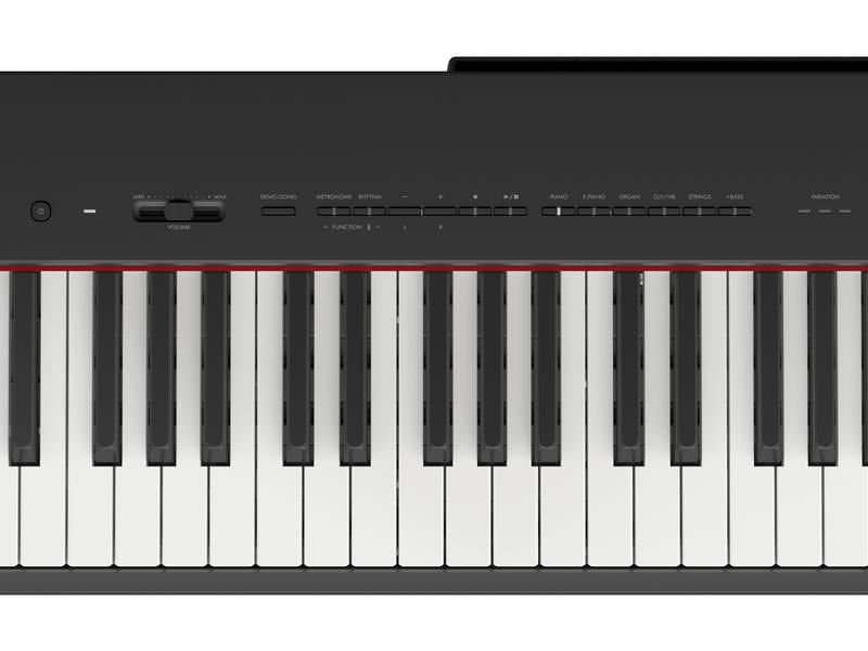 Yamaha E-Piano P-225B Kompaktes Digitalpiano mit Klang und Funktionen für fortgeschrittene Spieler