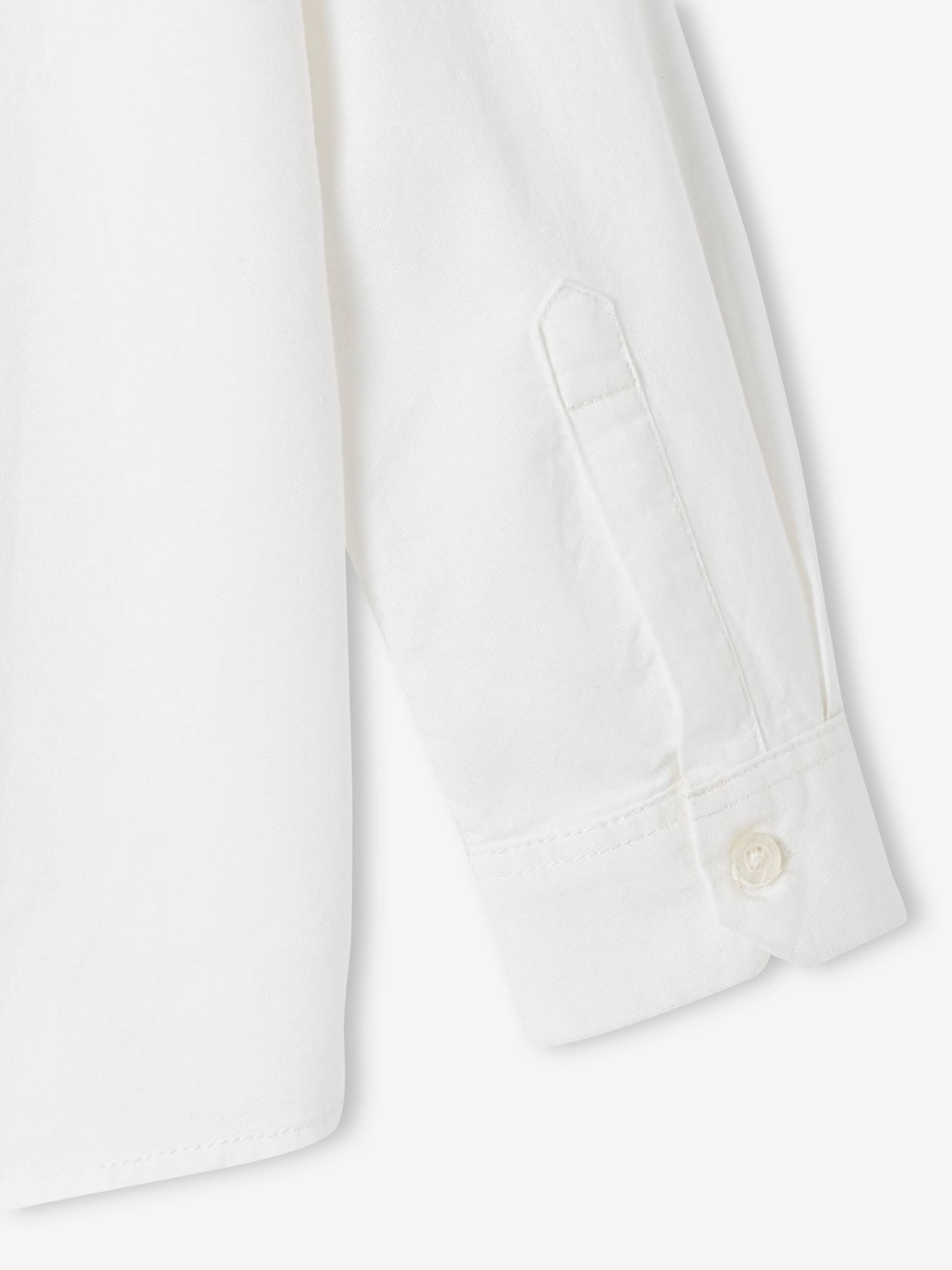 Camisa Oxford branca para meninos
