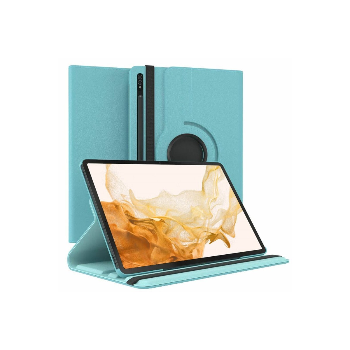 360° roterbar deksel Samsung Galaxy Tab S8 11.0 - Lyseblå