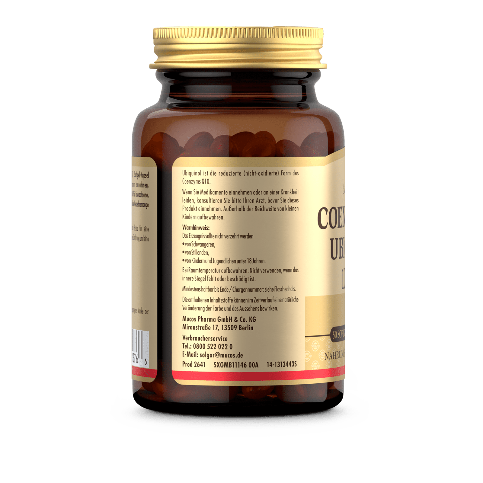 Coenzym Q10 Ubiquinol 100 mg (50 Kapseln)