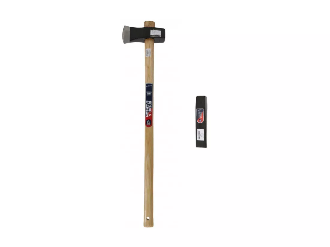 Set merlin avec manche en frêne et coin ergonomique 1 kg