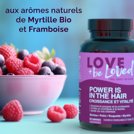 Love and be Loved Gummies Cheveux croissance et vitalité 3 mois