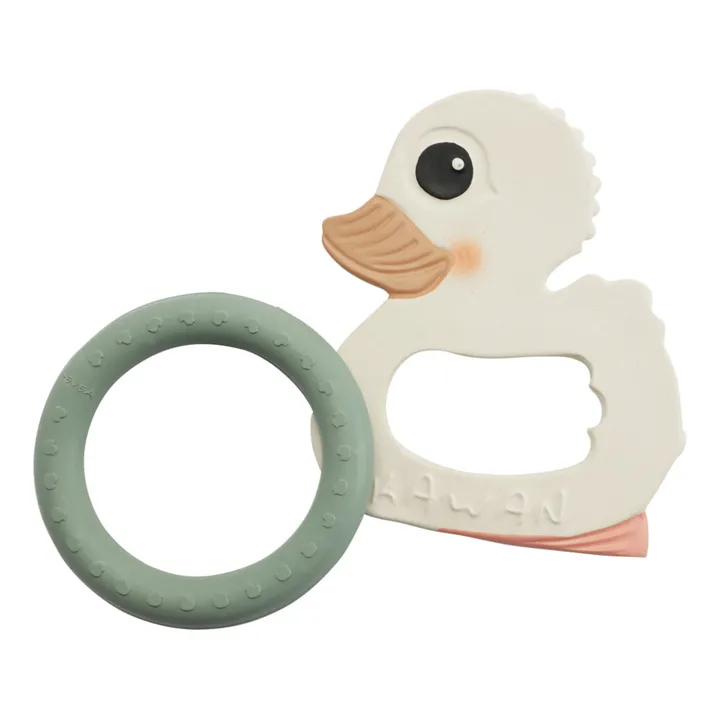 Hevea Coffret apaisant - Set de 2 jouets de dentition | Vert amande