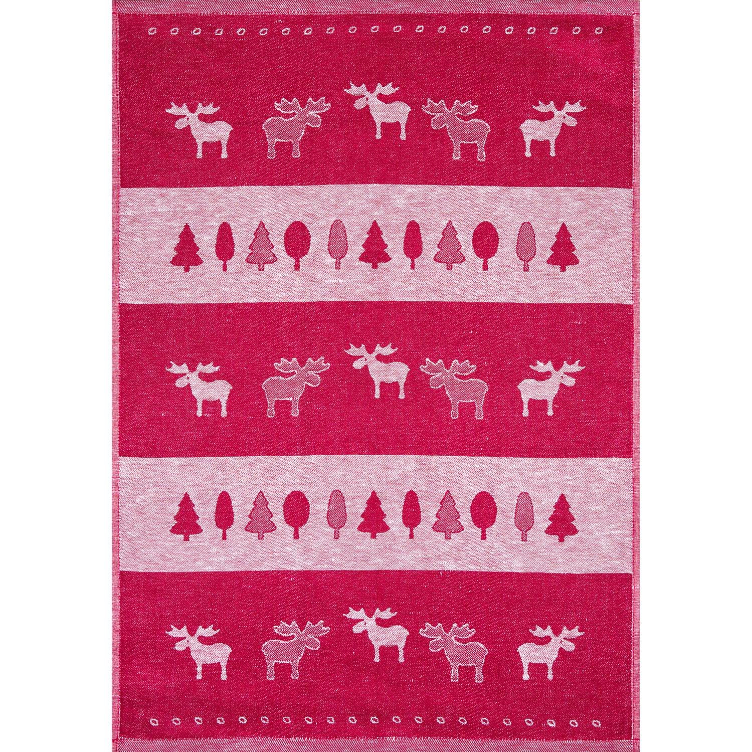 Kracht Jacquard Halbleinen Geschirrtuch 
