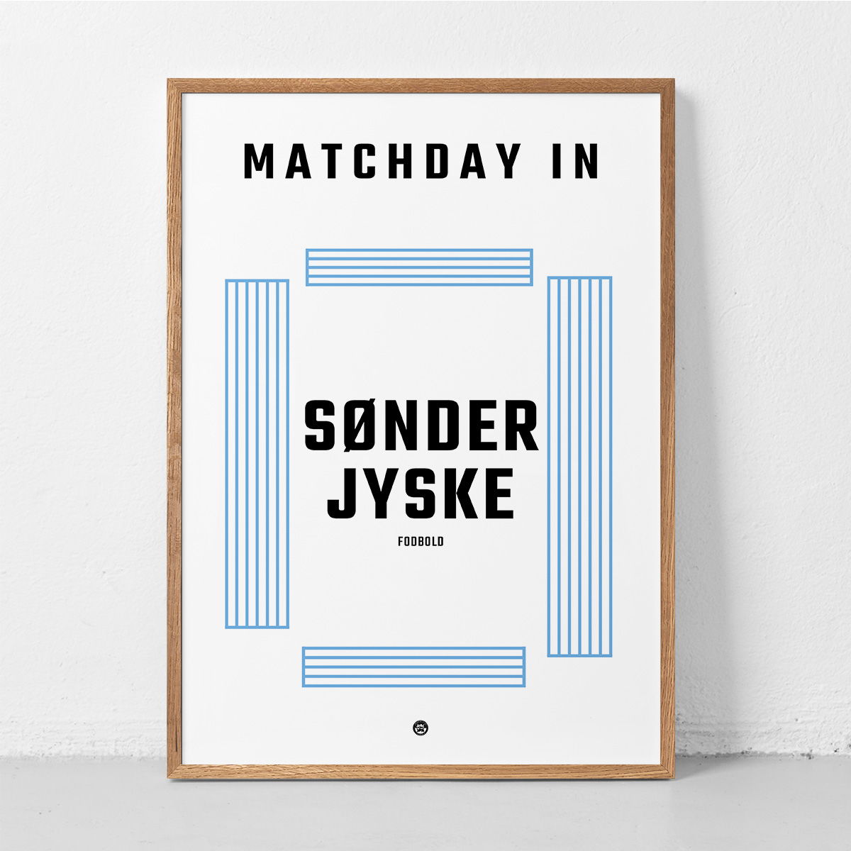 Sønderjyske Fodbold Plakat Stadion 50x70 cm
