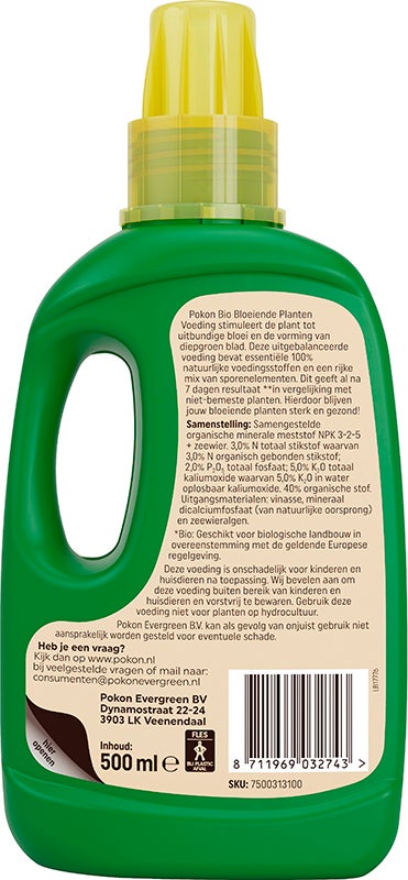 Pokon bio bloeiende planten voeding 500 ml