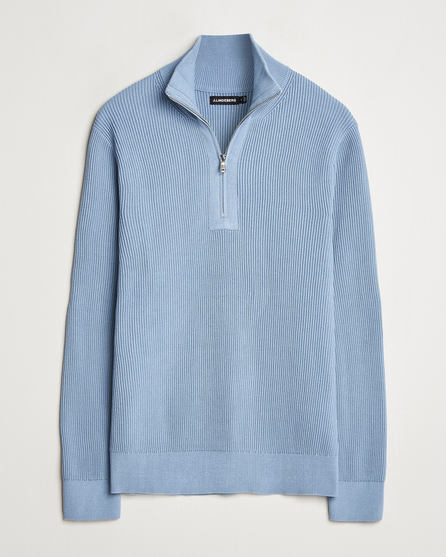 J.Lindeberg Alex Knitted Half-Zip Rainwashed