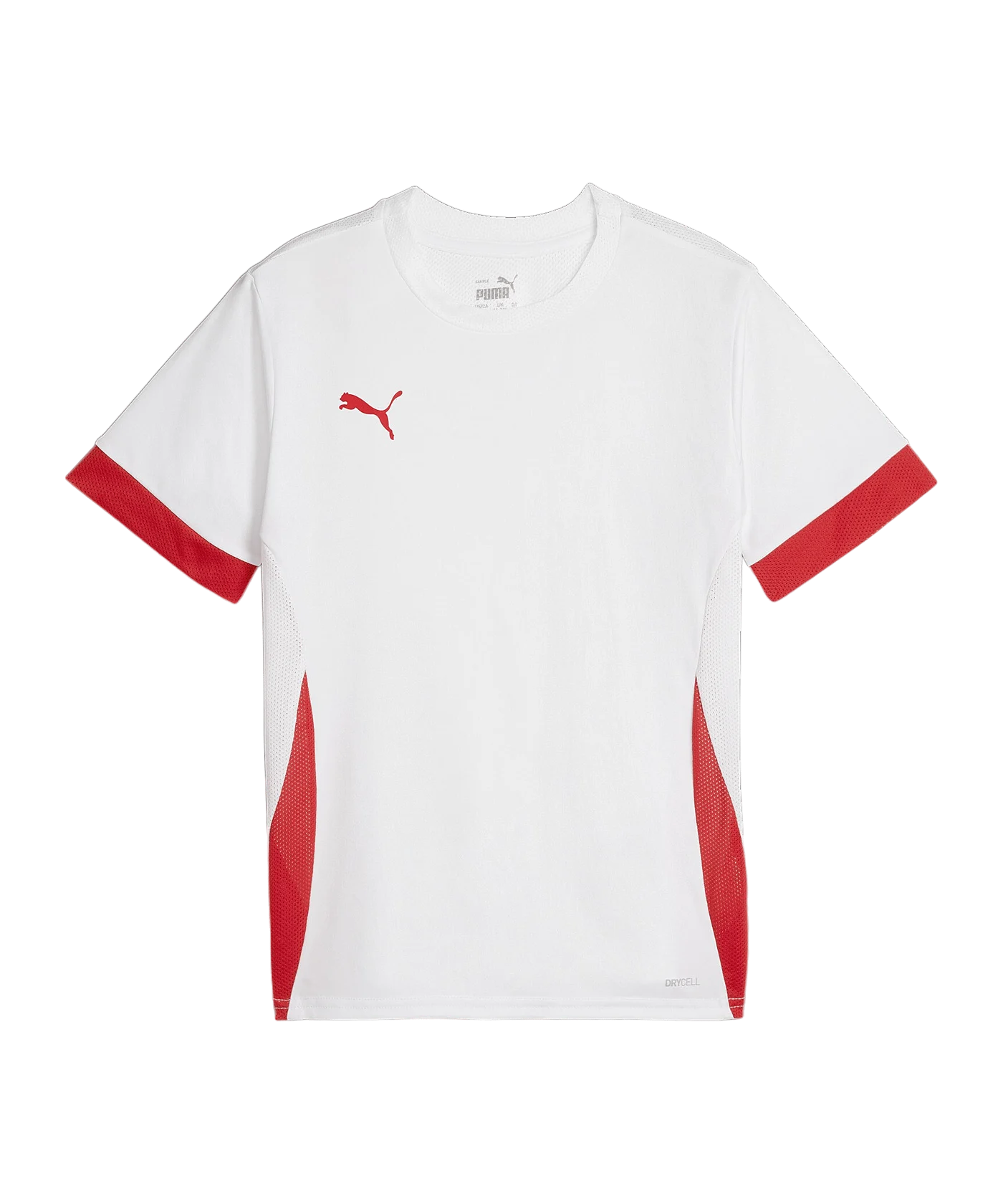 PUMA teamGOAL Matchday Trikot Kids Weiss Rot F11