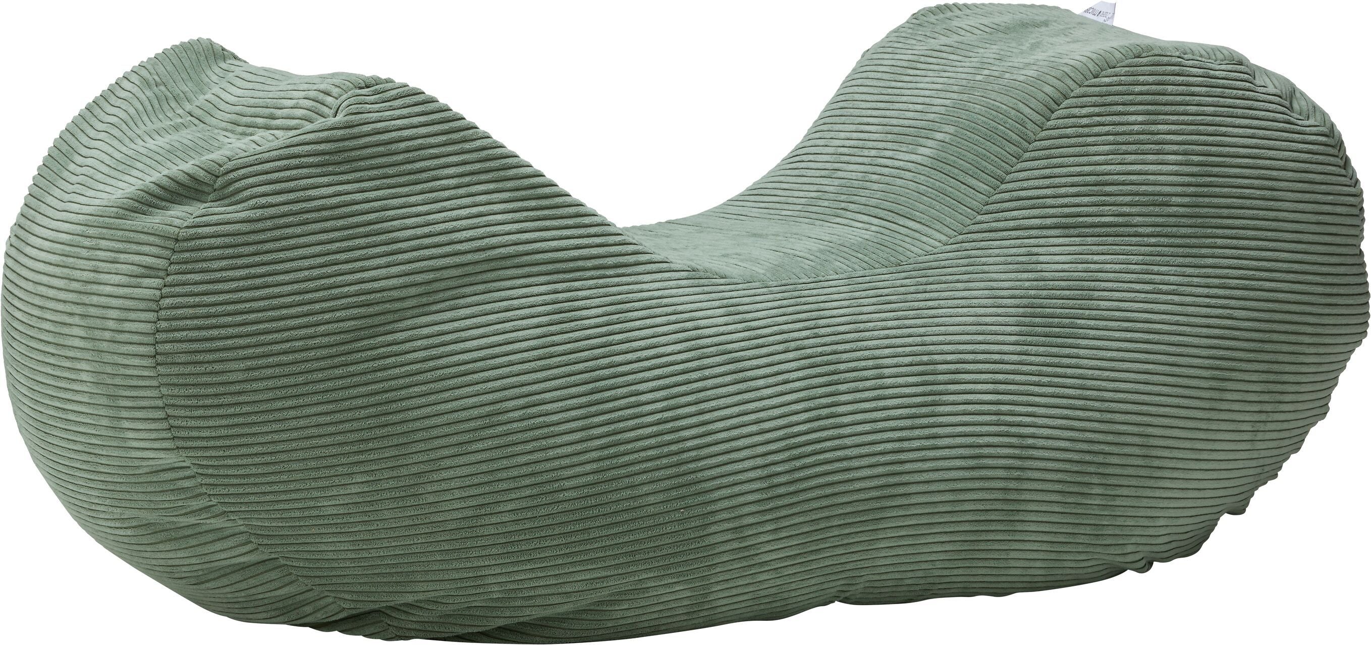 SE-Zigerli Smile Sitzsack, grün - Grün / B: 148.0 cm x T: 48.0 cm x H: 44.0 cm