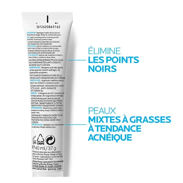 La Roche-Posay Effaclar K+ Tratamento Facial Anti-Cravos 40ml