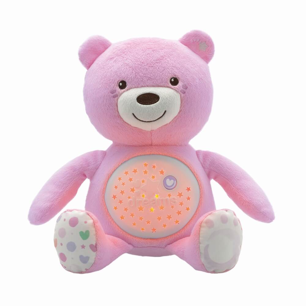 Chicco Lichtprojektor Baby Bär, Rosa