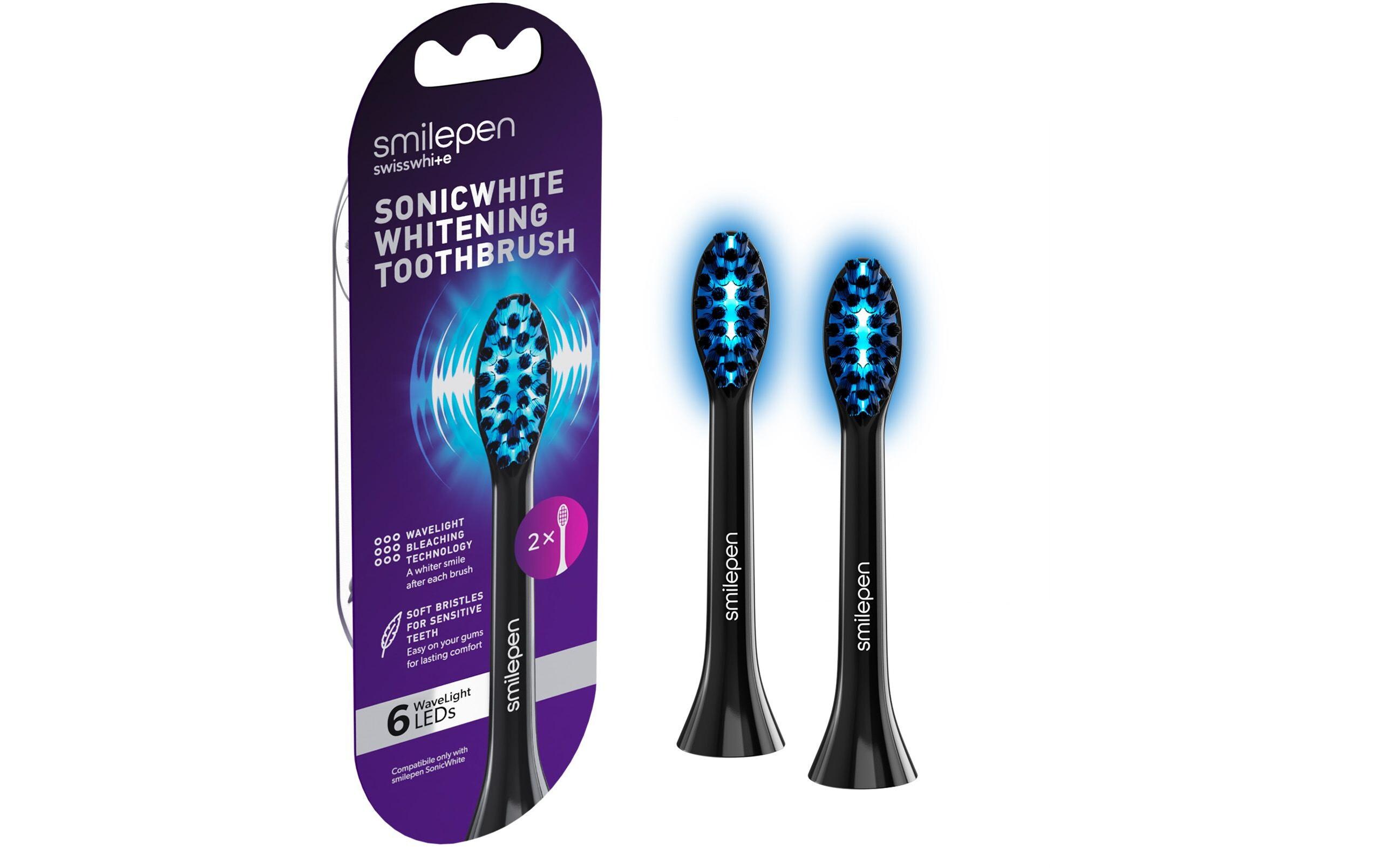 Zahnbürstenkopf Sonicwhite 2 StückErsatzbürsten für Sonicwhite Whitening Schallzahnbürsten