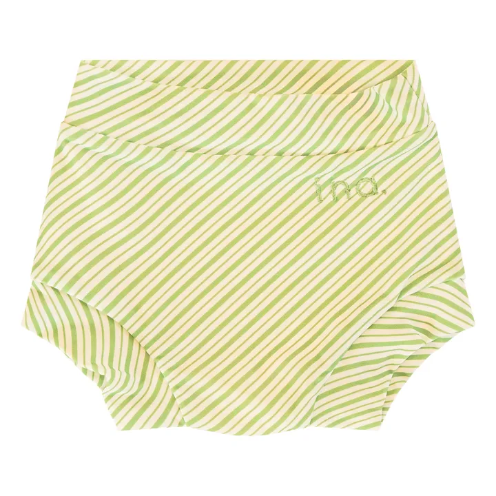 Ina Swim Short de Bain Lumi Rayé | Vert
