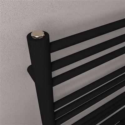 Eastbrook Corinium handdoekradiator 50x80cm 392W zwart mat