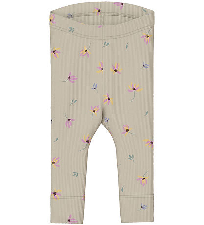 Name It Leggings - Rib - NbfTasha - Summer Sand