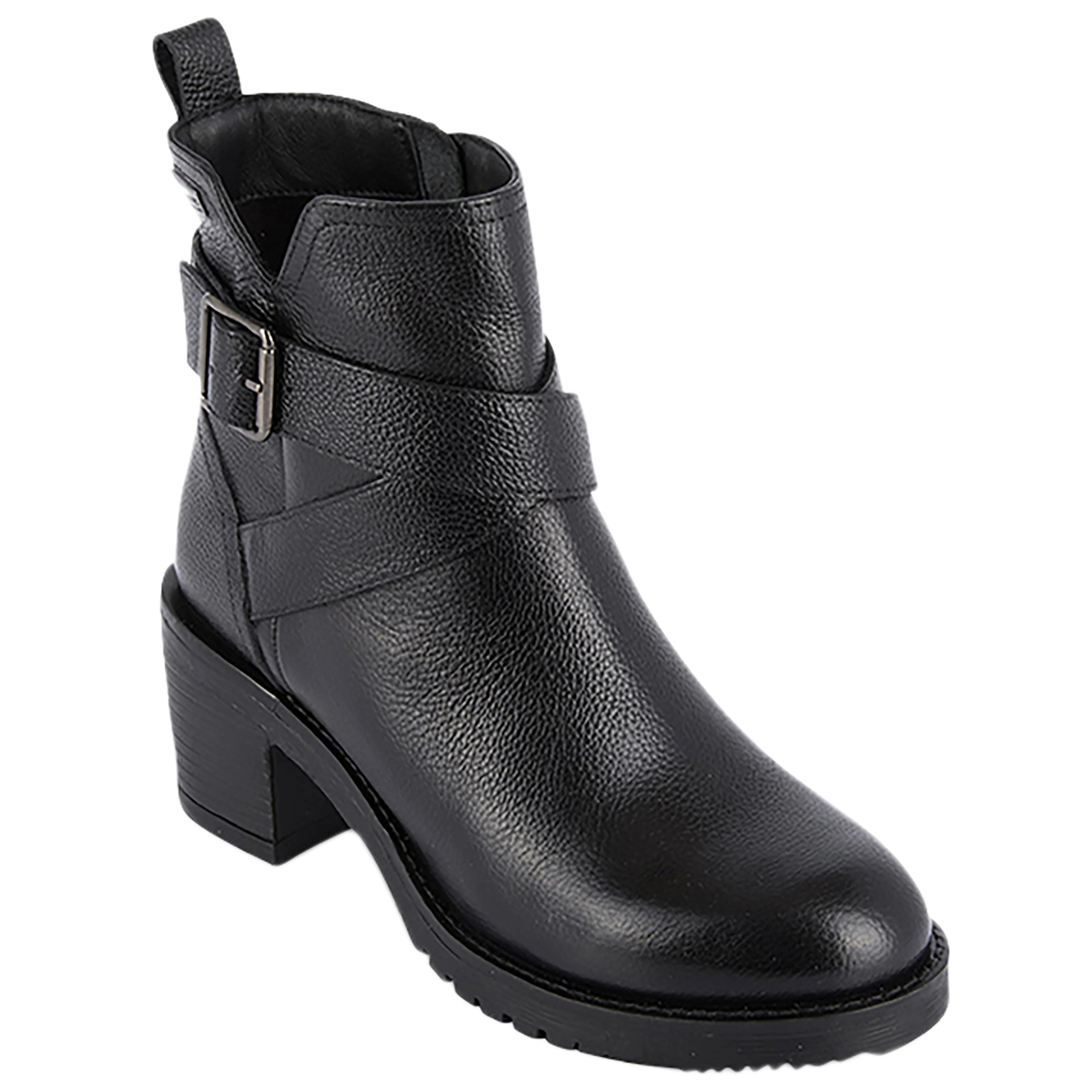Bottines en cuir Mell | Noir
