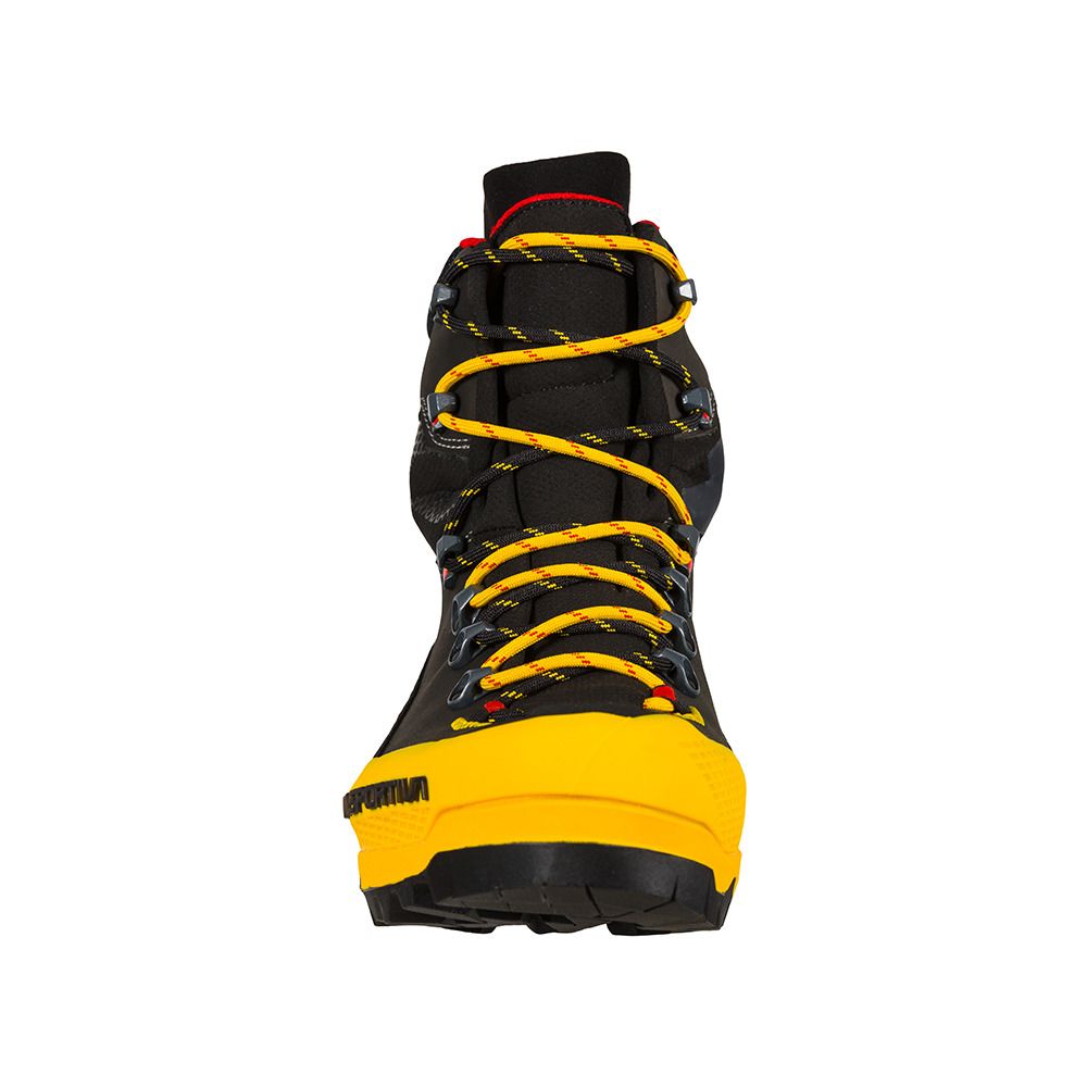 La Sportiva AEQUILIBRIUM LT GTX - Chaussures alpinisme Homme black/yellow