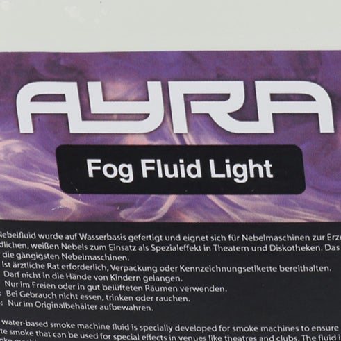 Ayra Pro Fog Fluid Light 5 liter rookvloeistof