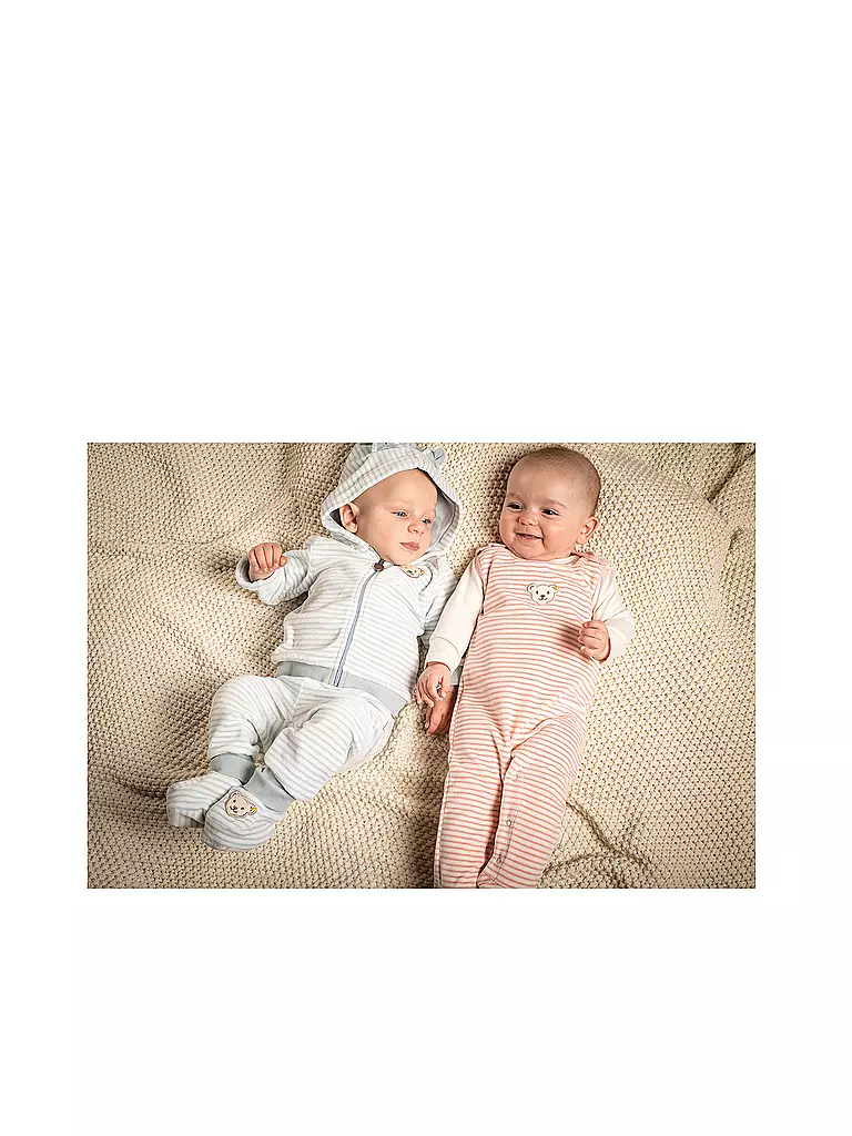 STEIFF Baby Strampler Set 2 teilig rosa