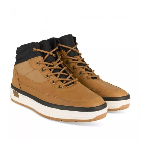 Baskets COGNAC DENIM SIDE