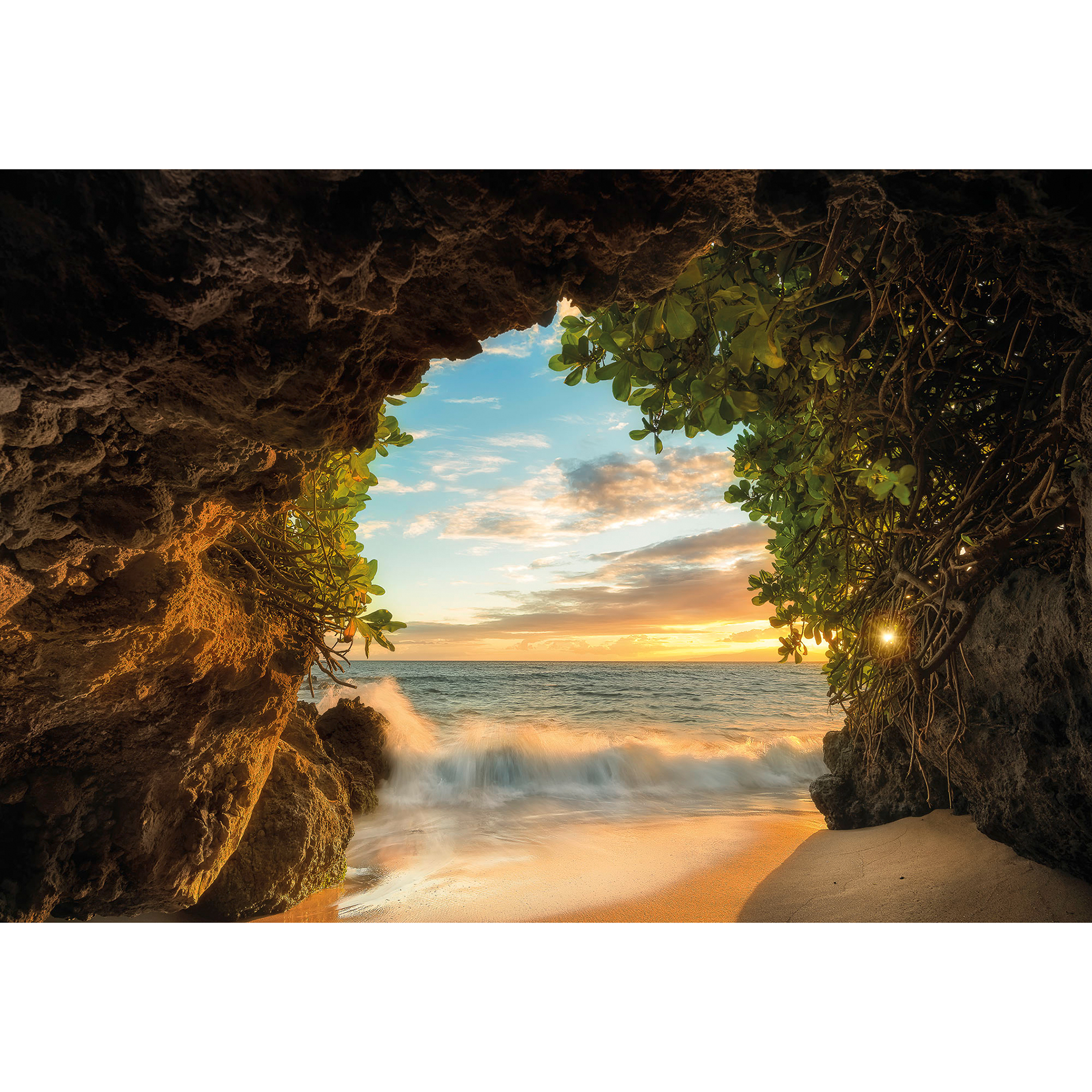 Papier-Fototapete HIDE OUT - bunt - 368x254 cm