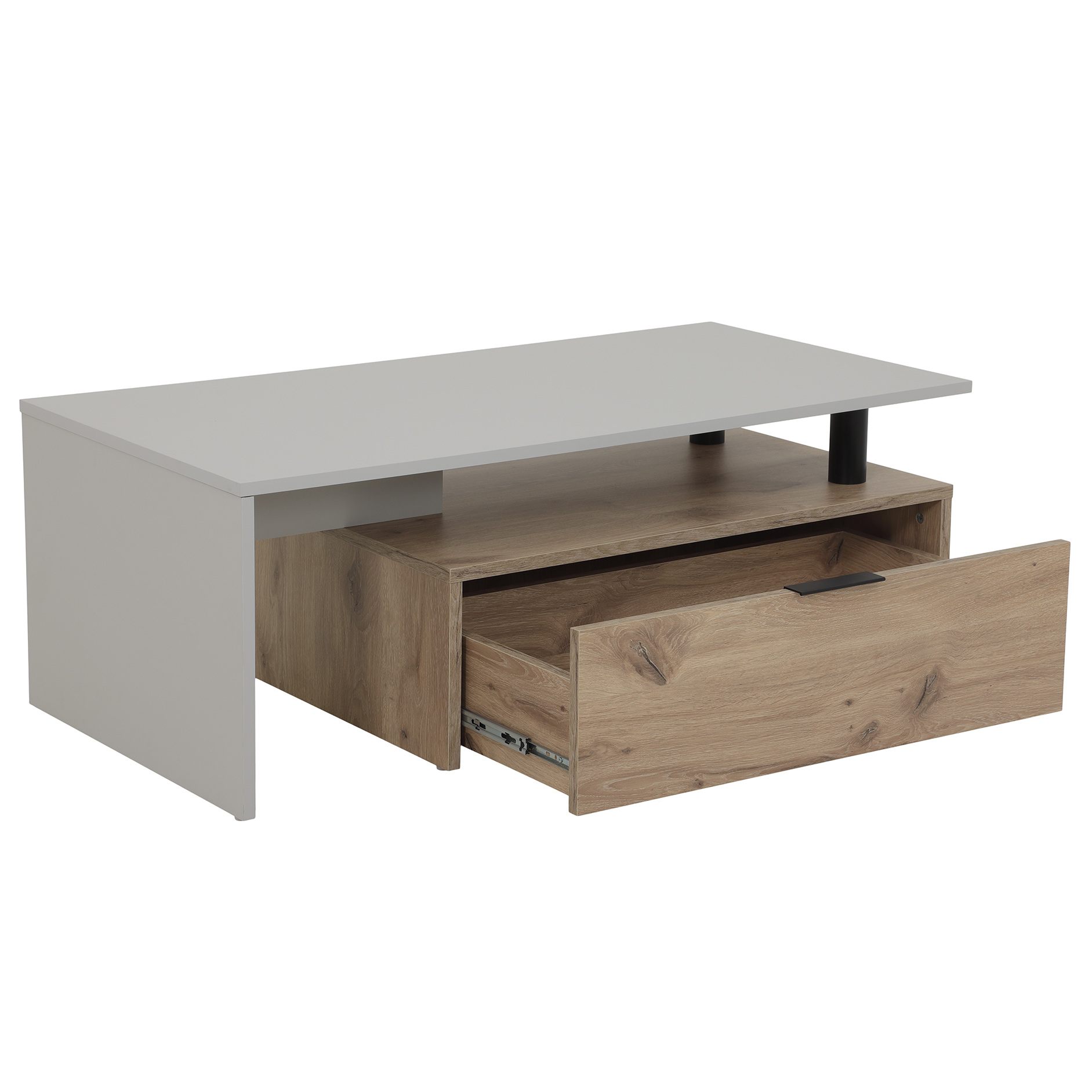 Couchtisch - hellgrau-Viking Oak Nachbildung - 110 cm