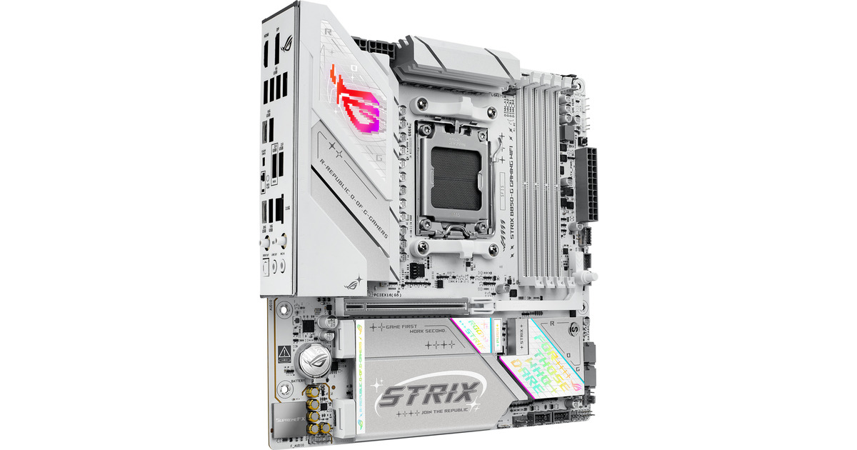 ASUSROG STRIX B850-G GAMING WIFI socket AM5 moederbord  (2.5 GbE-LAN, Wi-Fi 7, BT, Sound, µATX)