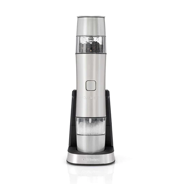 Salière-Poivrière 2 en 1 rechargeable Gris perle Cuisinart