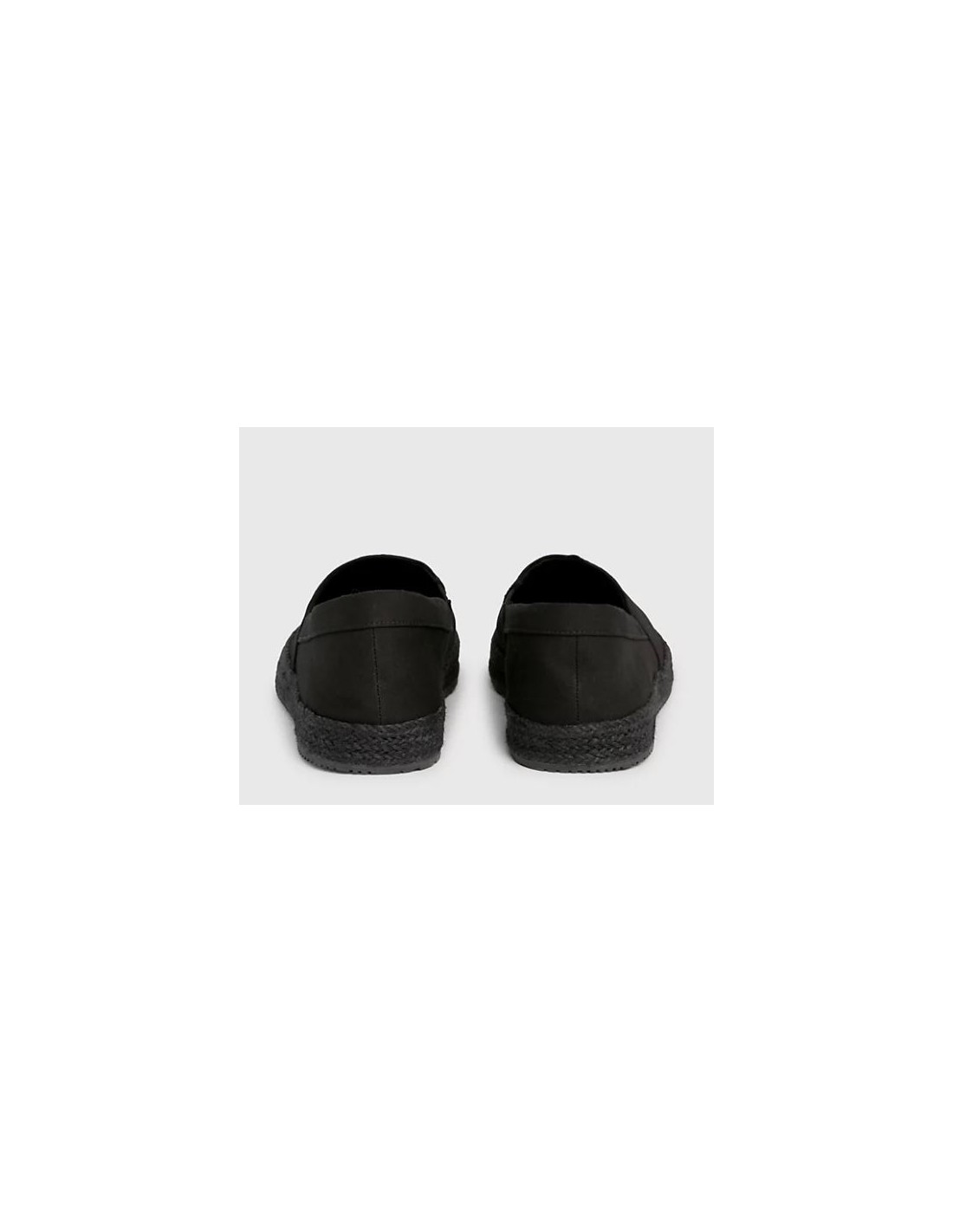 calvin klein Espadrille homme Slipon ML Noir Toile