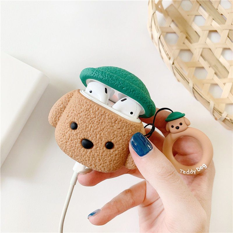 Edgin - Teddy Dog AirPods oordopjeshoesje
