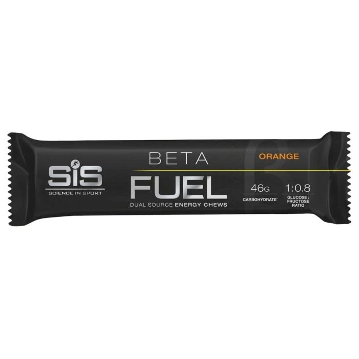 Sis Unisex Energy Beta Chew Bar Orange Hvid