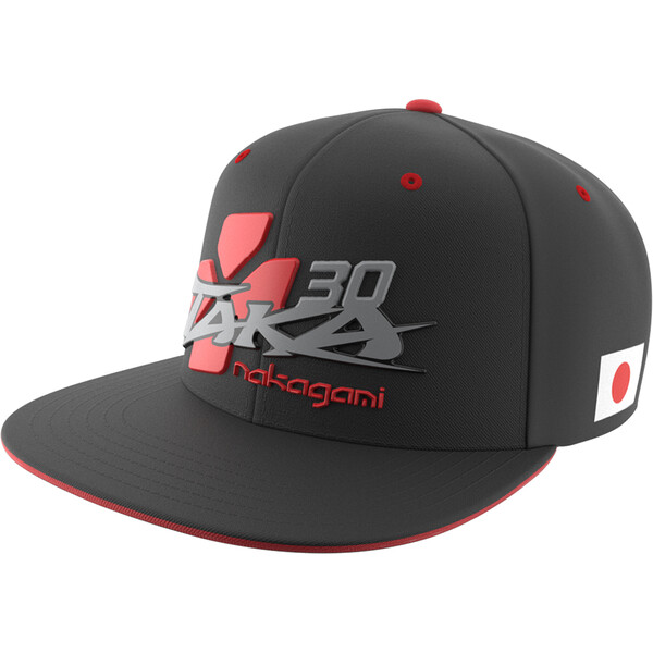 Ixon - Casquette Flat Taka 22 Noir / Rouge