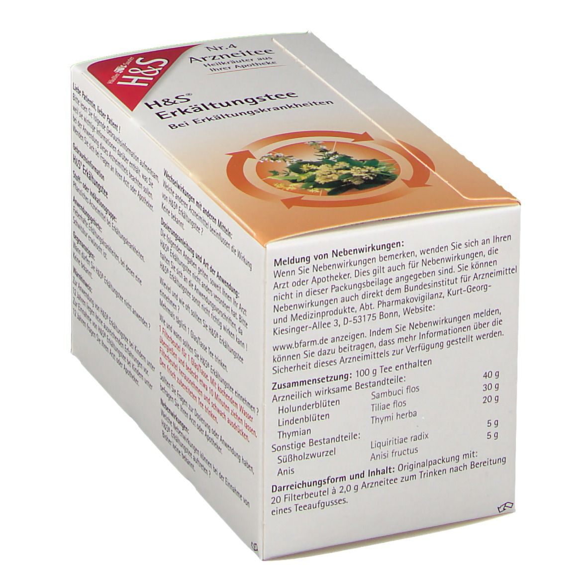 H&S Erkältungstee Nr. 4