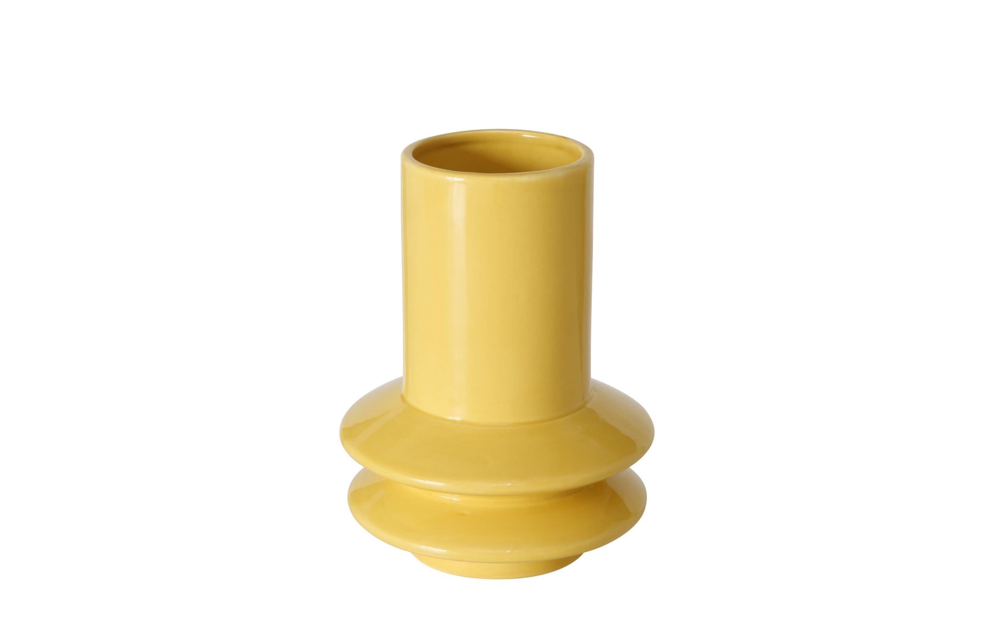 Vase Amarilla, gelb, 20 cm