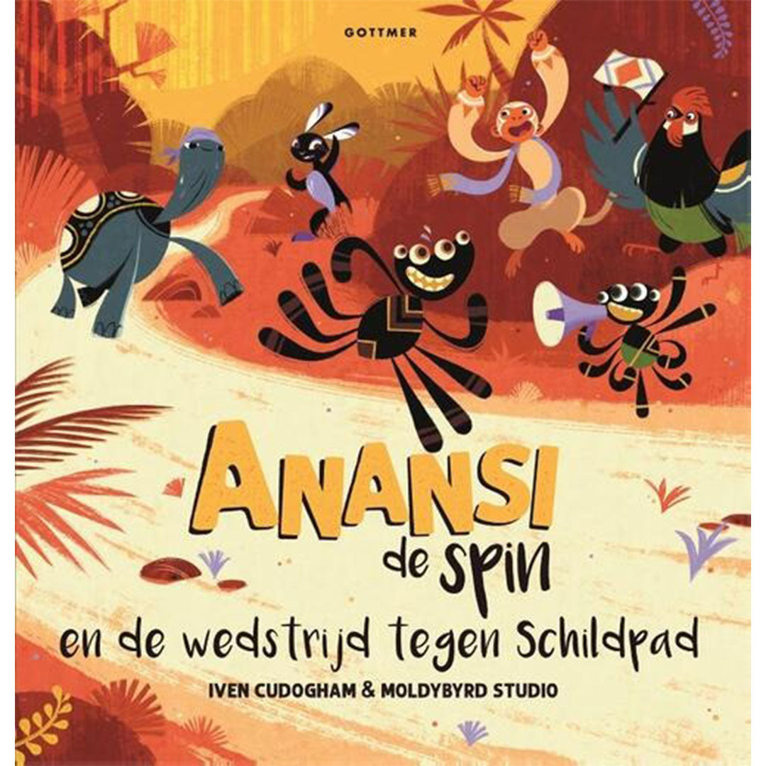 uitgeverij gottmer anansi de spin en de wedstrijd tegen schildpad