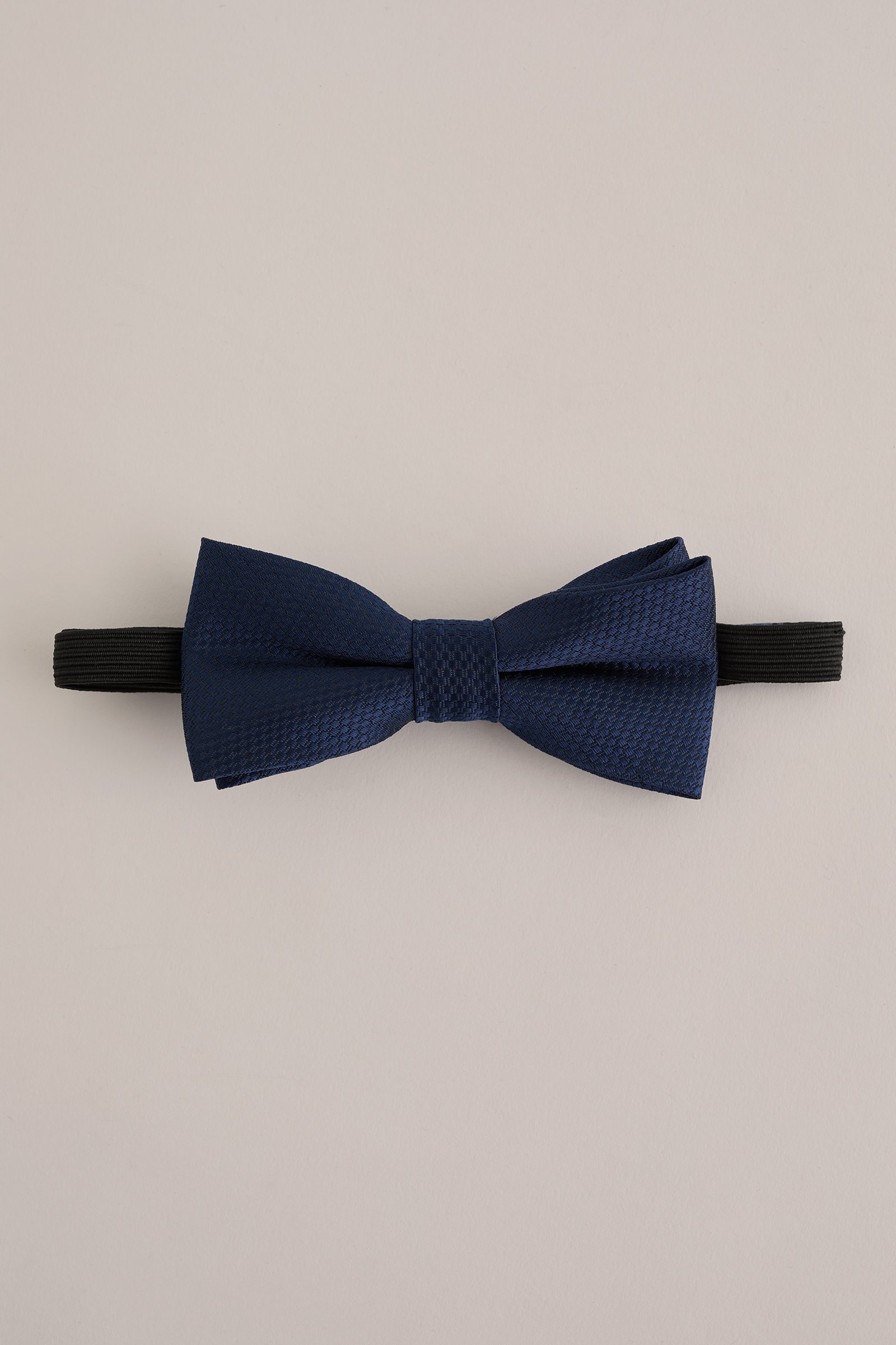 Jongens vlinderdas met ingeweven dessin WE Fashion Donkerblauw