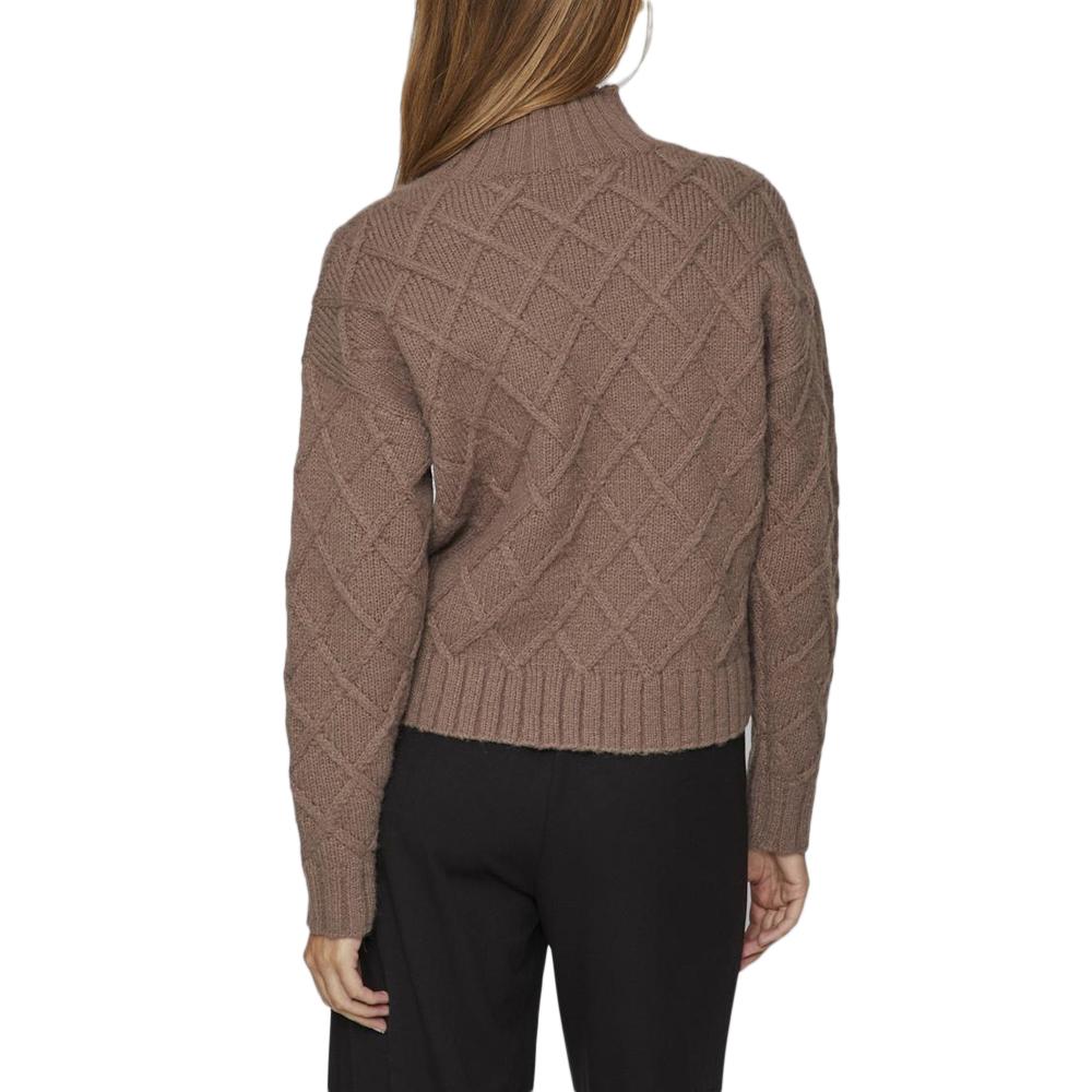 Vila Pull Marron Femme Vila Vituli