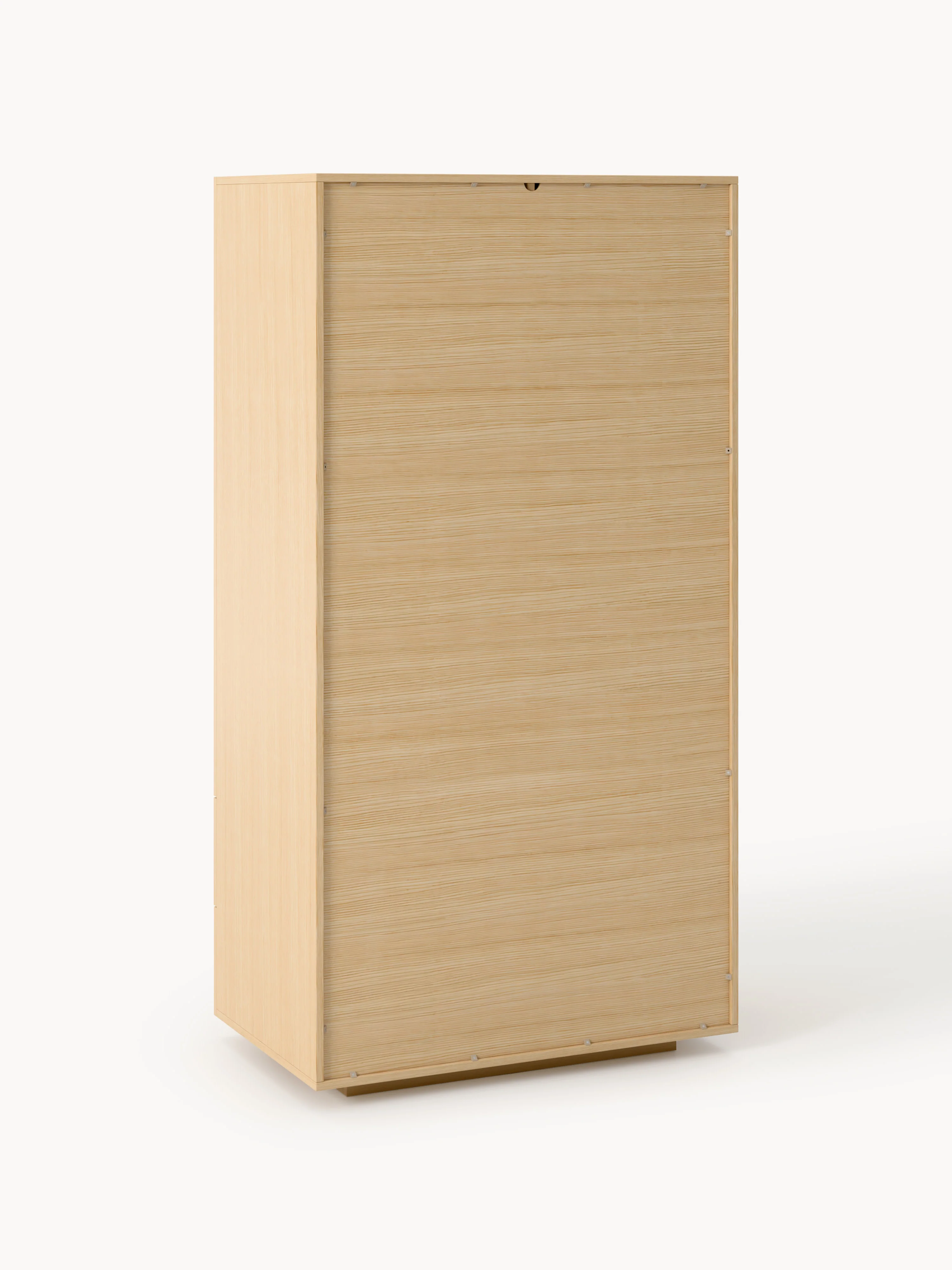 Houten compacte kledingkast Sato