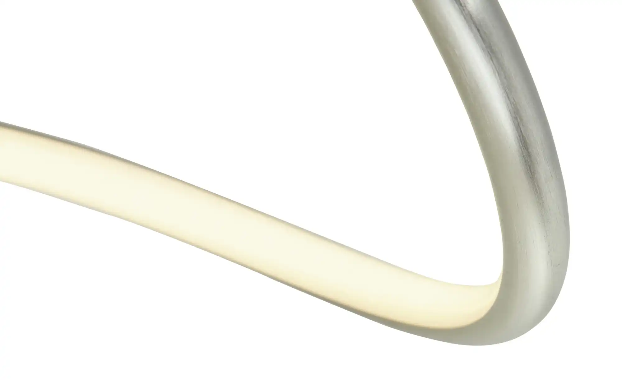 Paul Neuhaus LED-Deckenleuchte, Nickel-matt, geschwungen