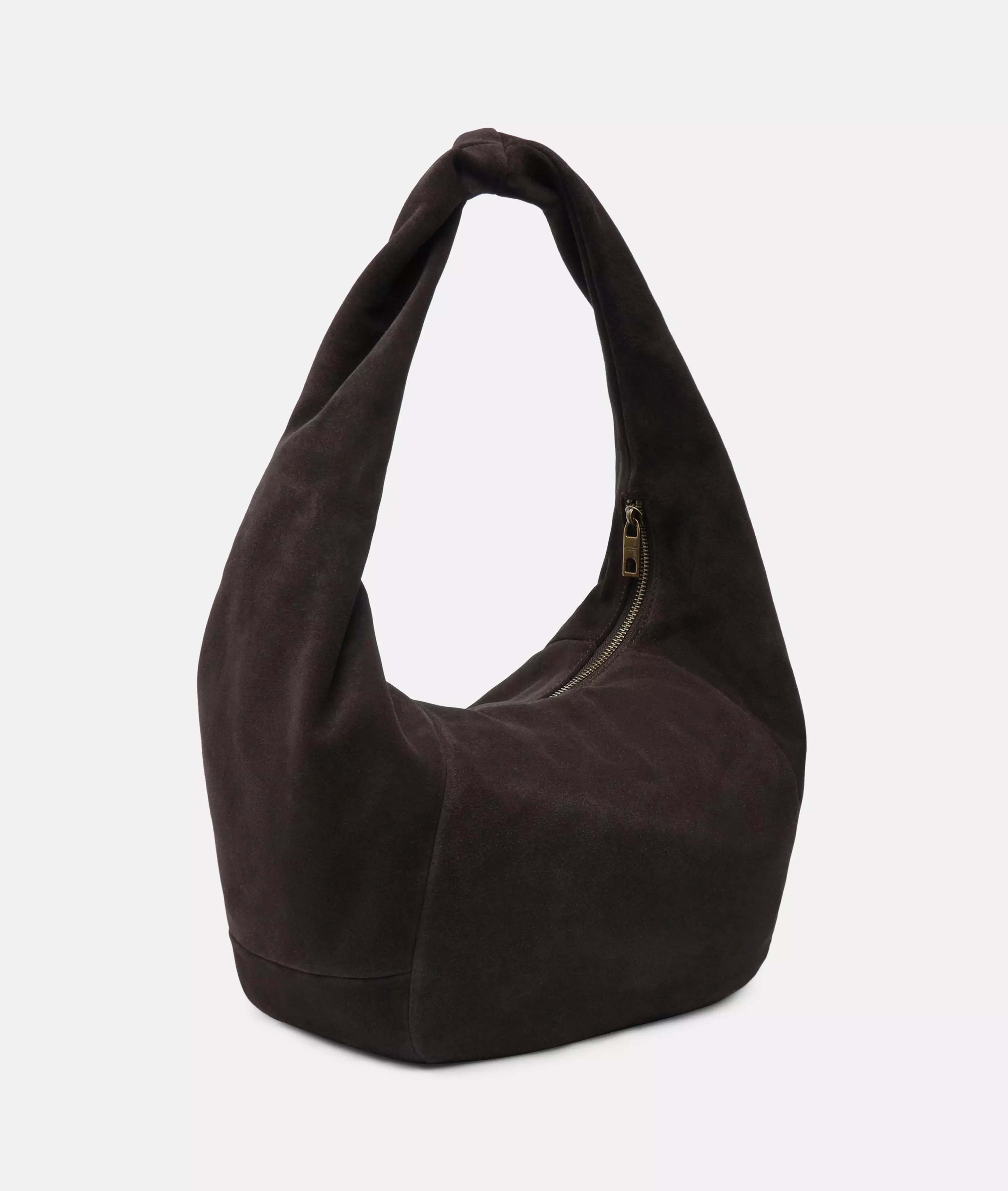 Farrah II Hobo M Spacious pouch bag made from soft suede