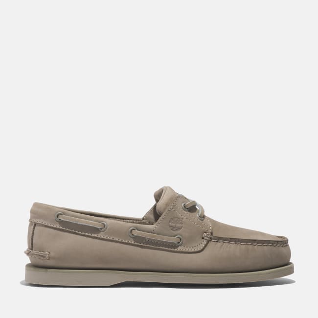Scarpa da Barca in Pelle Classic da Uomo in                beige