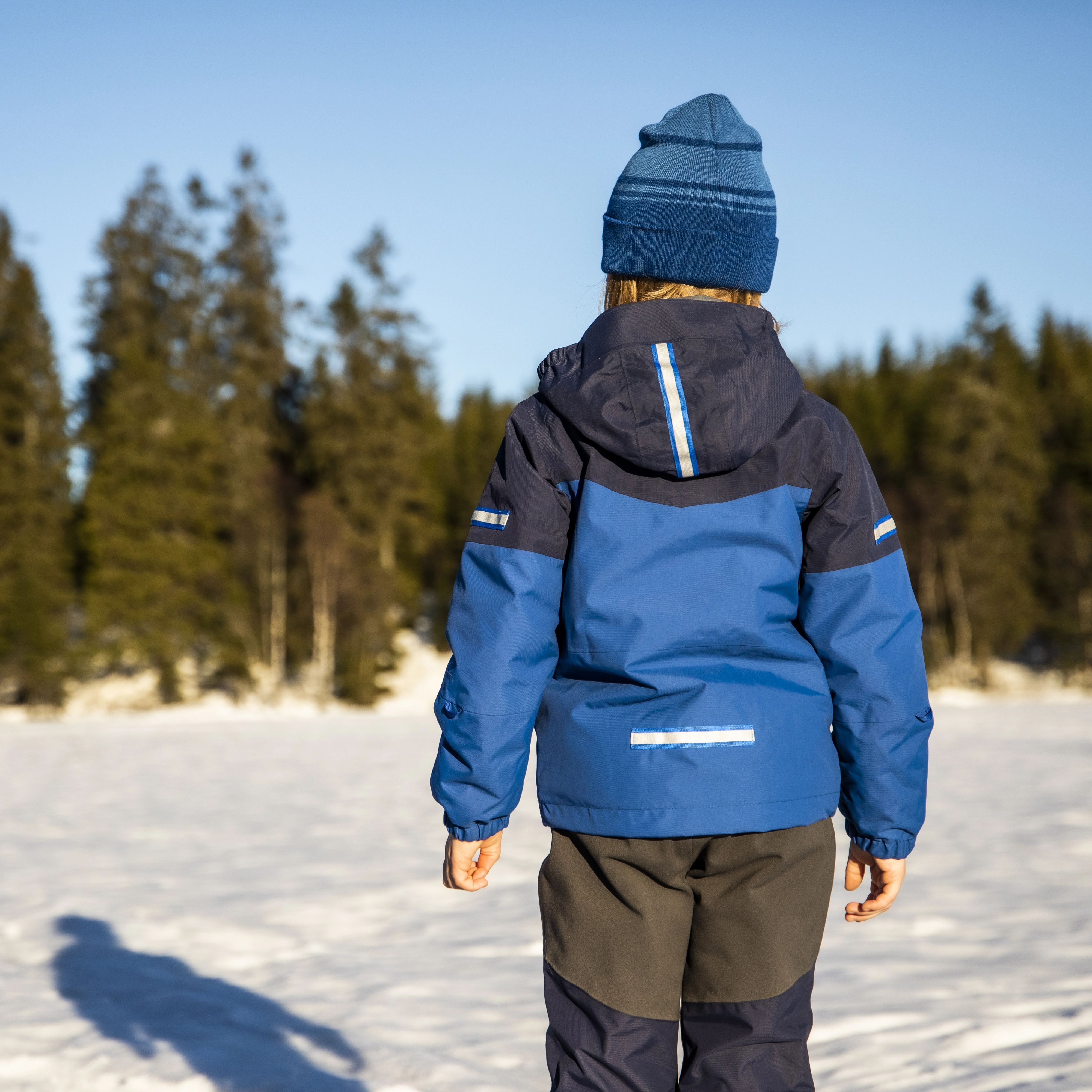 Lilletind Insulated Kids Jacket Dark Riviera Blue / Navy Blue