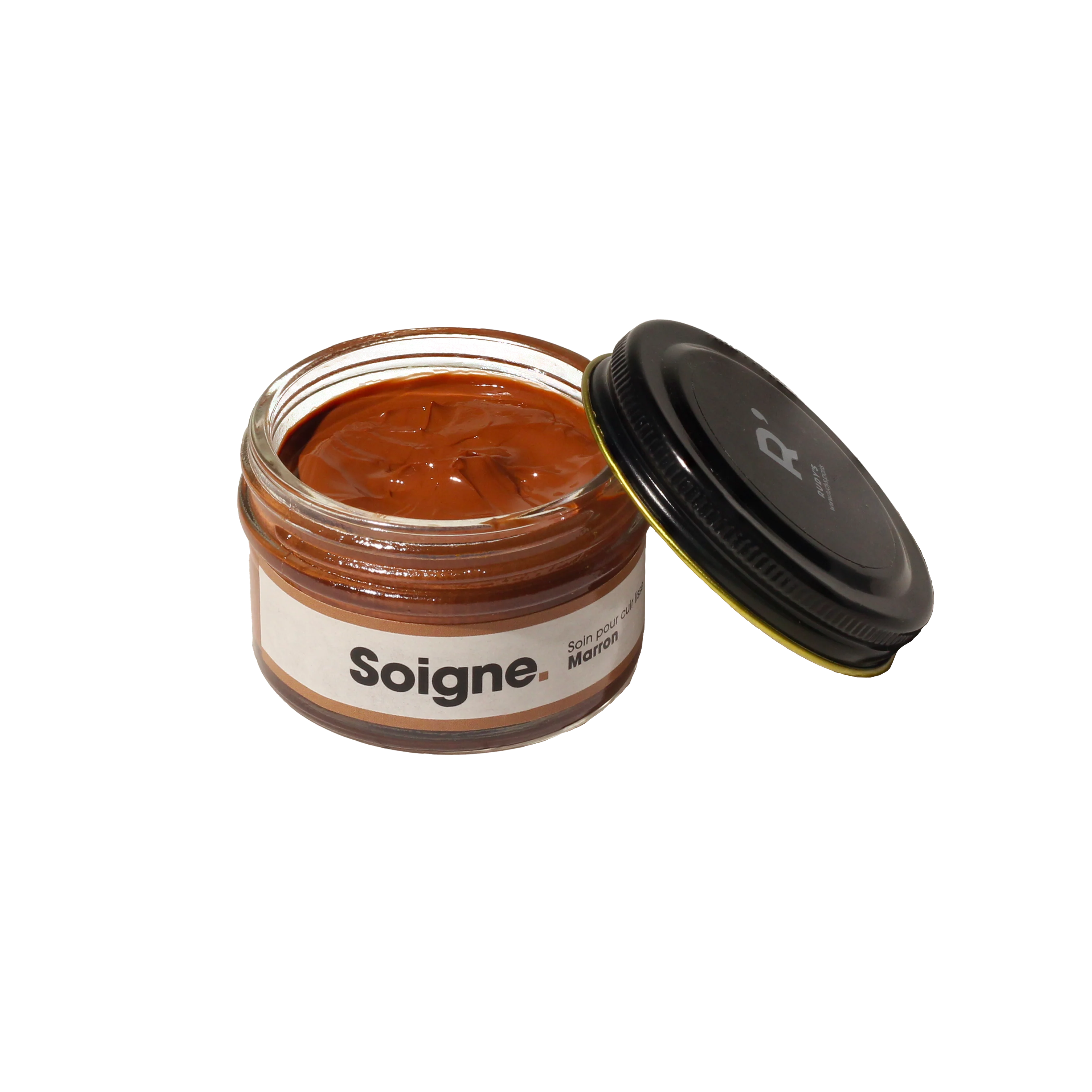 Cirage-Cirage marron cognac pour cuir lisse et grainé