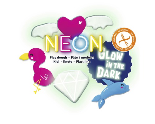 SES Creatieve Neon Klei 4x 90g