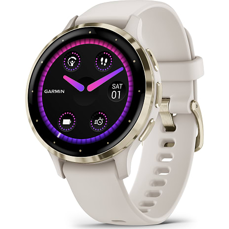 Garmin Venu 3S smartwatch - Ivory