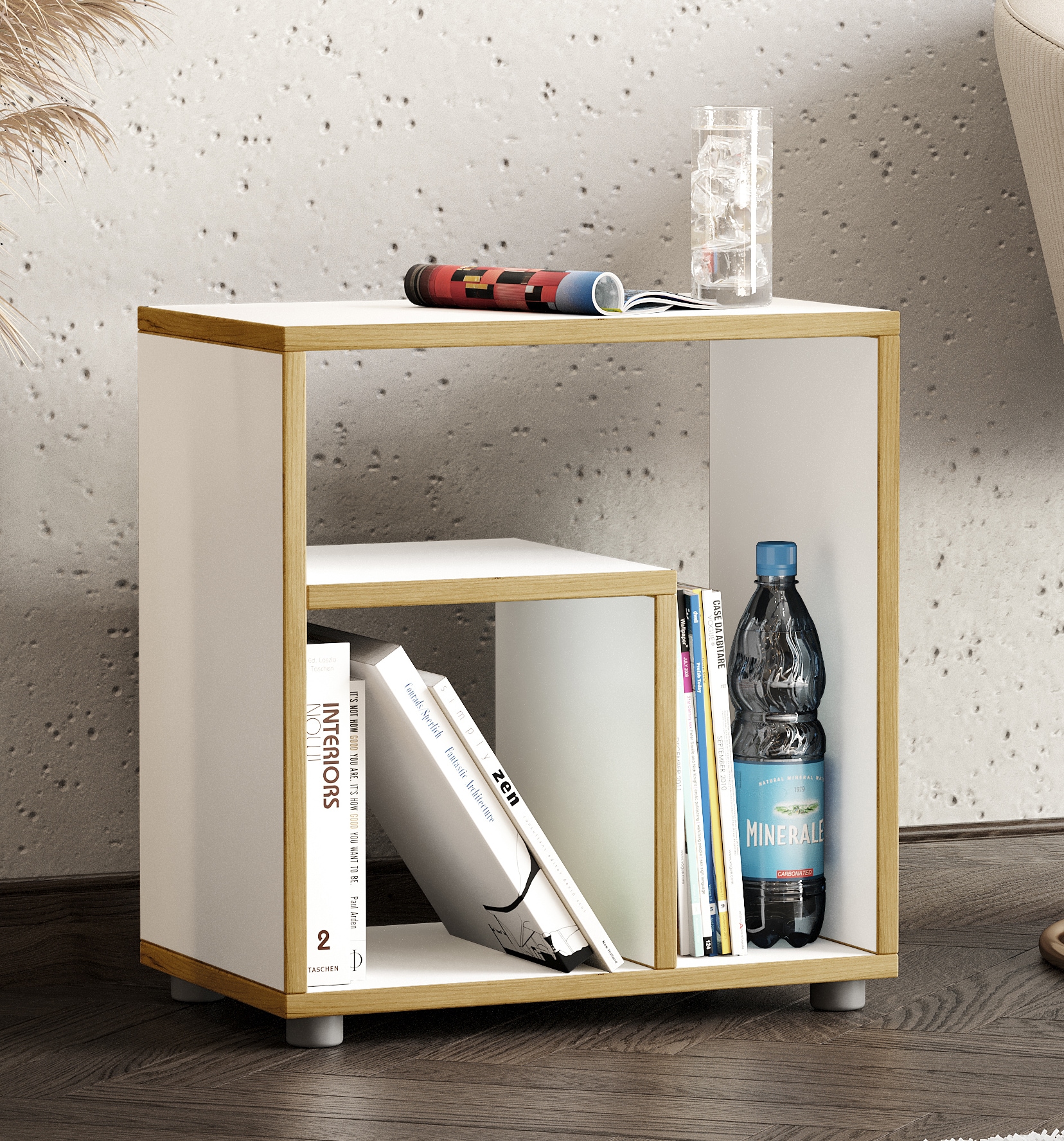 VCM Holz Beistelltisch Couchtisch Sofatisch Nachttisch Wohnzimmertisch Kaffeetisch Zeito