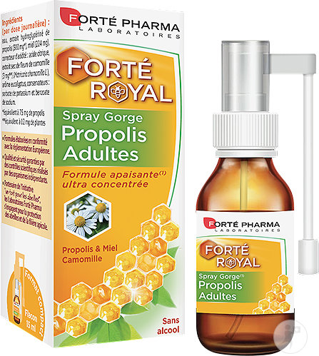 Forté Pharma Forté Royal Spray Gorge Propolis Sans Alcool Adultes 15ml