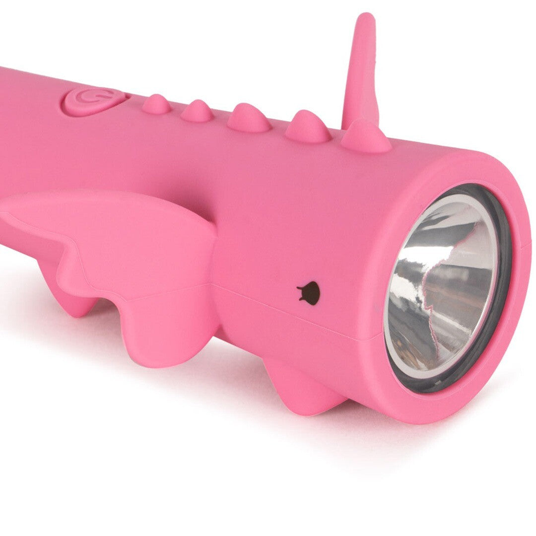 Konges sløjd oplaadbare zaklamp dragon - pink